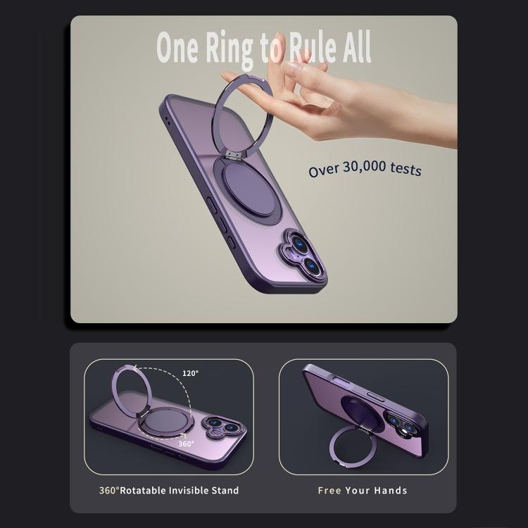 For iPhone 17 Kalebol 360-degree Rotating MagSafe Magnetic Holder Phone Case