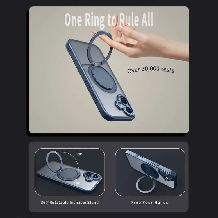 For iPhone 17 Kalebol 360-degree Rotating MagSafe Magnetic Holder Phone Case
