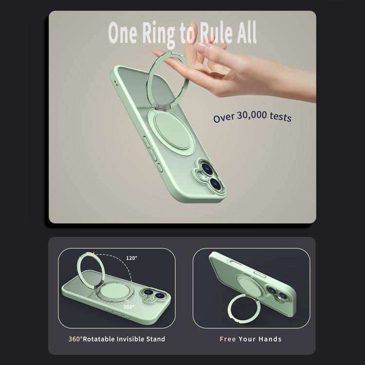 For iPhone 17 Kalebol 360-degree Rotating MagSafe Magnetic Holder Phone Case