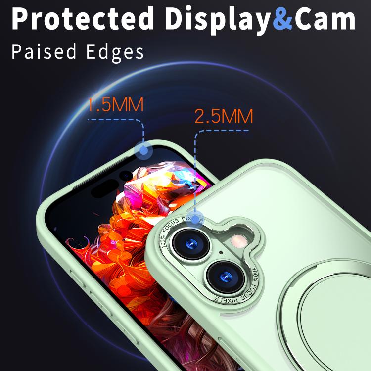 For iPhone 17 Kalebol 360-degree Rotating MagSafe Magnetic Holder Phone Case