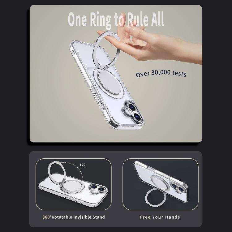 For iPhone 17 Kalebol 360-degree Rotating MagSafe Magnetic Holder Phone Case