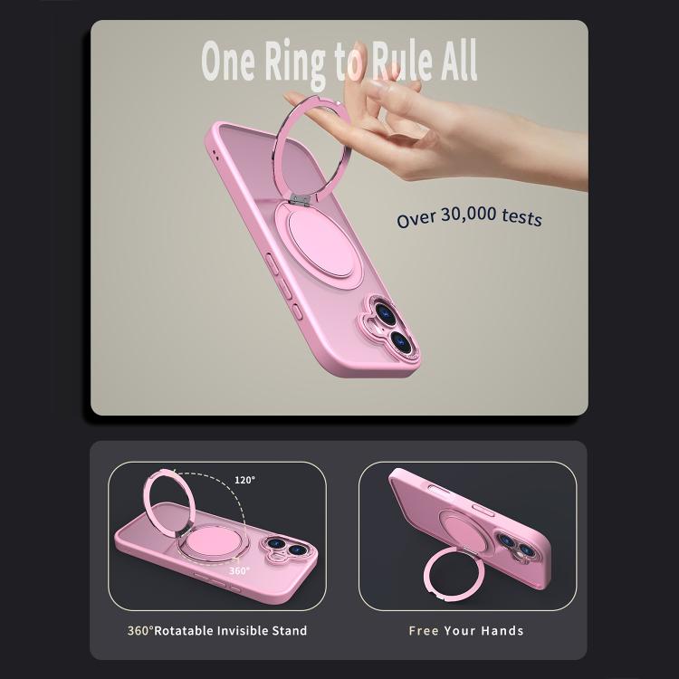 For iPhone 17 Kalebol 360-degree Rotating MagSafe Magnetic Holder Phone Case