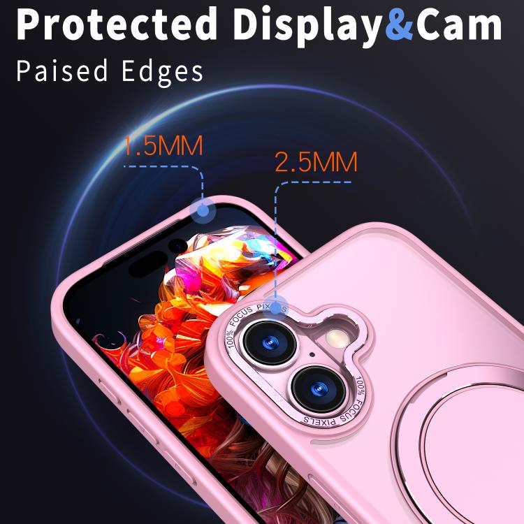 For iPhone 17 Kalebol 360-degree Rotating MagSafe Magnetic Holder Phone Case