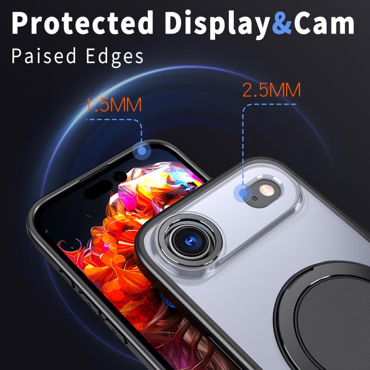 For iPhone Air Kalebol 360-degree Rotating MagSafe Magnetic Holder Phone Case