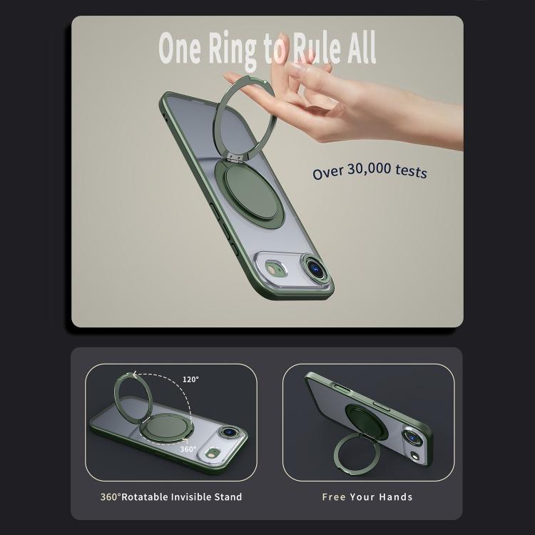 For iPhone Air Kalebol 360-degree Rotating MagSafe Magnetic Holder Phone Case