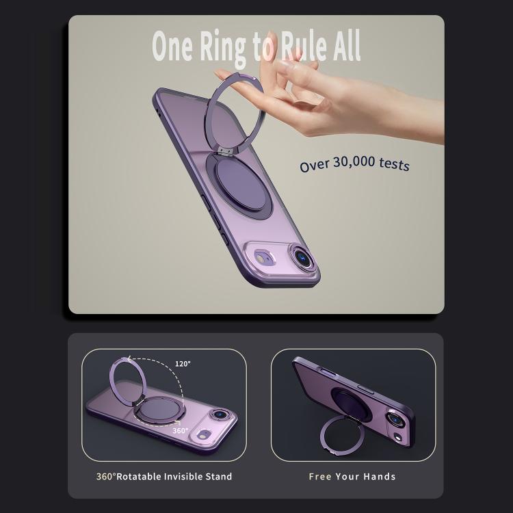 For iPhone Air Kalebol 360-degree Rotating MagSafe Magnetic Holder Phone Case