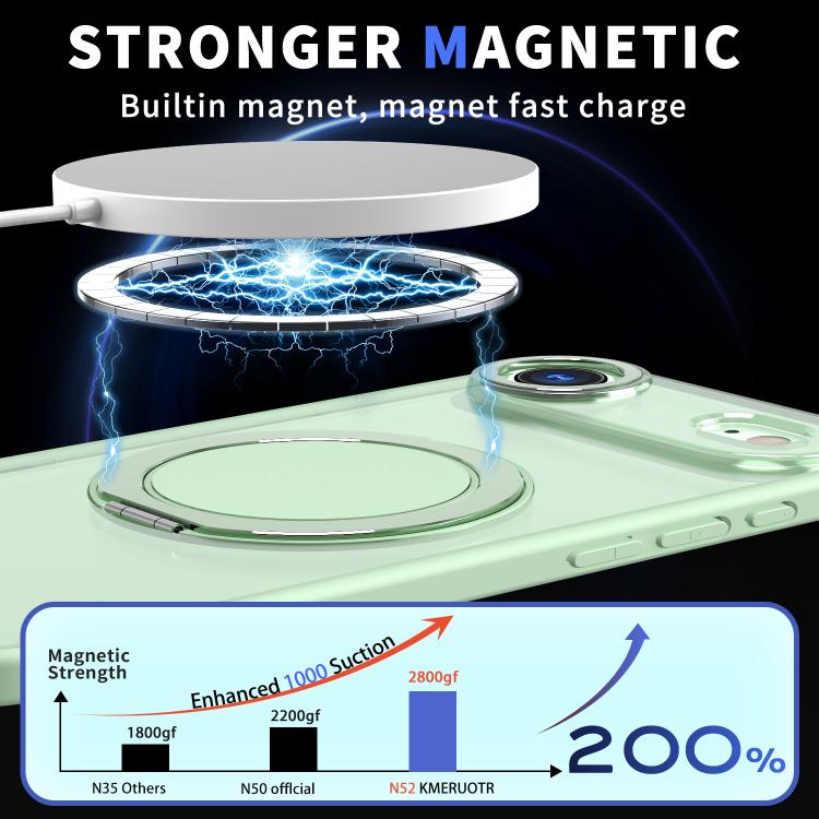 For iPhone Air Kalebol 360-degree Rotating MagSafe Magnetic Holder Phone Case