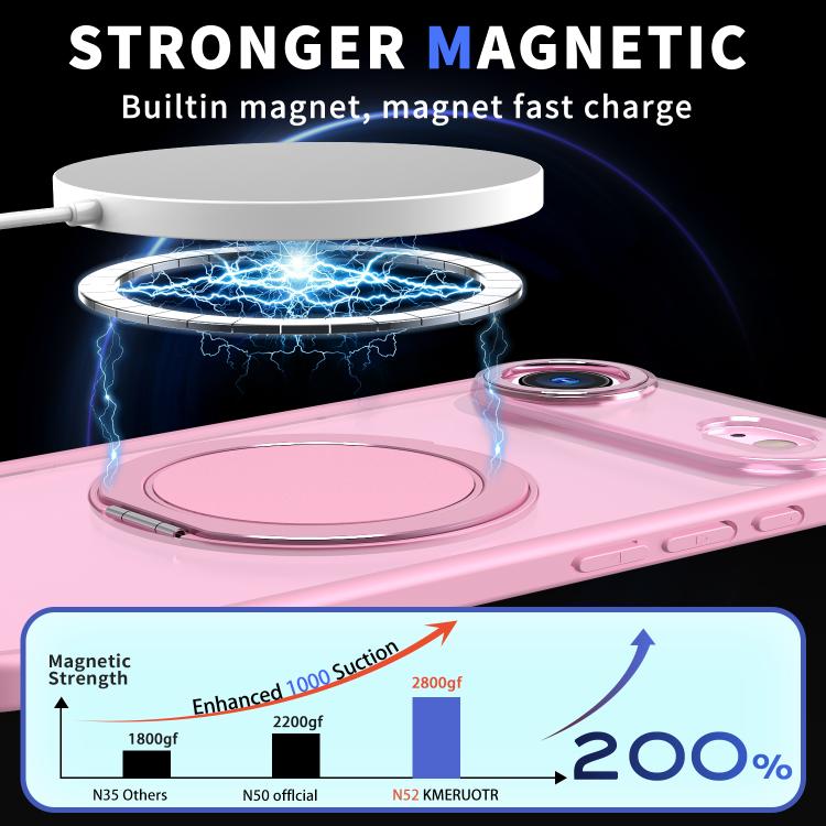 For iPhone Air Kalebol 360-degree Rotating MagSafe Magnetic Holder Phone Case