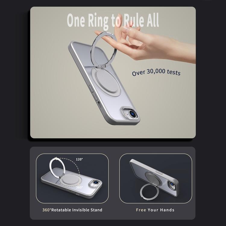 For iPhone 17e / 16e Kalebol 360-degree Rotating MagSafe Magnetic Holder Phone Case