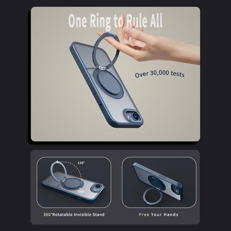 For iPhone 17e / 16e Kalebol 360-degree Rotating MagSafe Magnetic Holder Phone Case