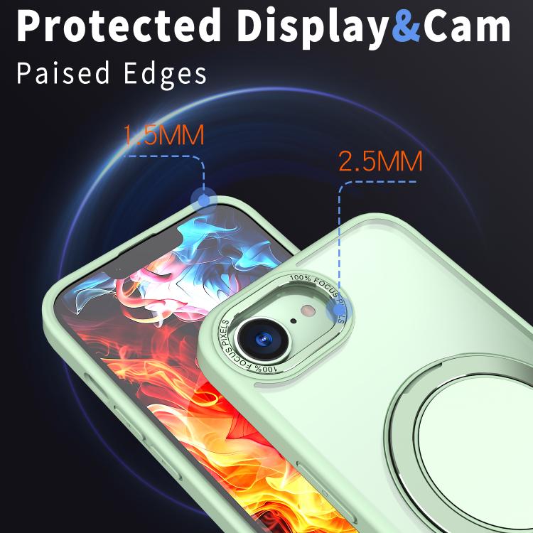 For iPhone 17e / 16e Kalebol 360-degree Rotating MagSafe Magnetic Holder Phone Case