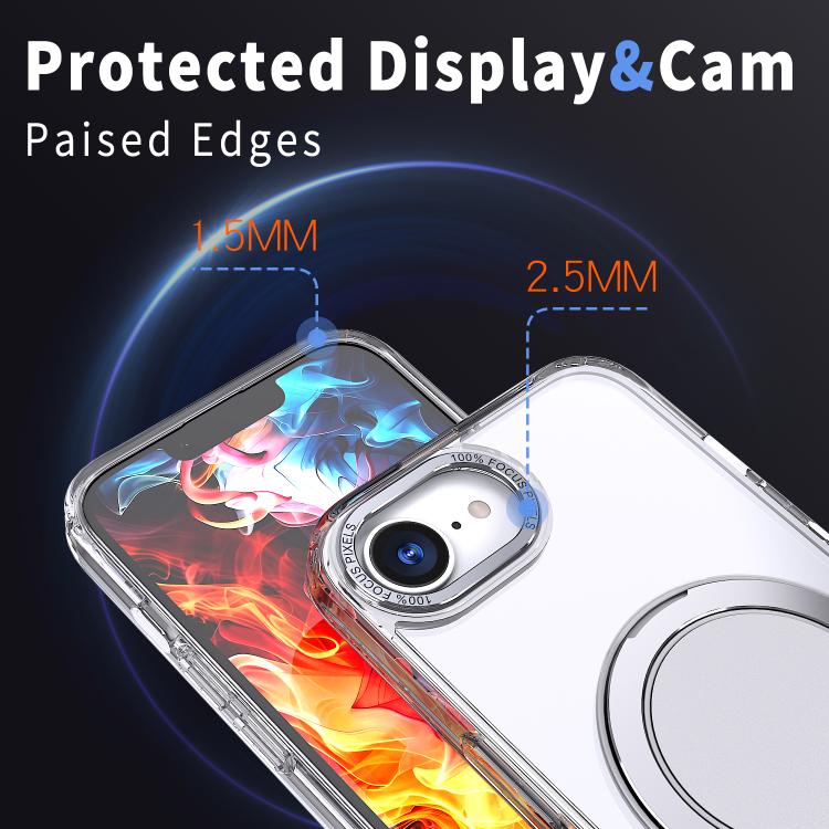 For iPhone 17e / 16e Kalebol 360-degree Rotating MagSafe Magnetic Holder Phone Case