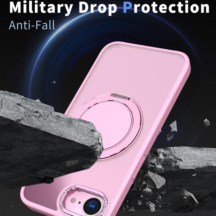 For iPhone 17e / 16e Kalebol 360-degree Rotating MagSafe Magnetic Holder Phone Case