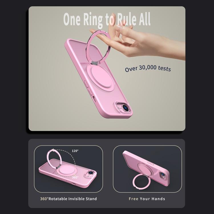 For iPhone 17e / 16e Kalebol 360-degree Rotating MagSafe Magnetic Holder Phone Case