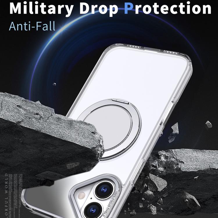 For iPhone 16 Plus Kalebol 360-degree Rotating MagSafe Magnetic Holder Phone Case
