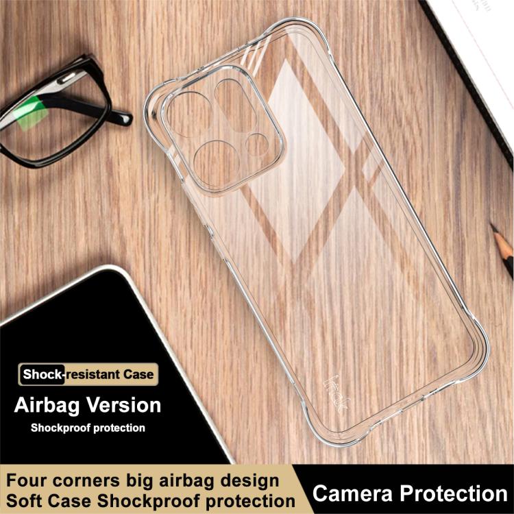 For OPPO Reno14 Pro Global imak Shockproof Airbag TPU Phone Case - Transparent