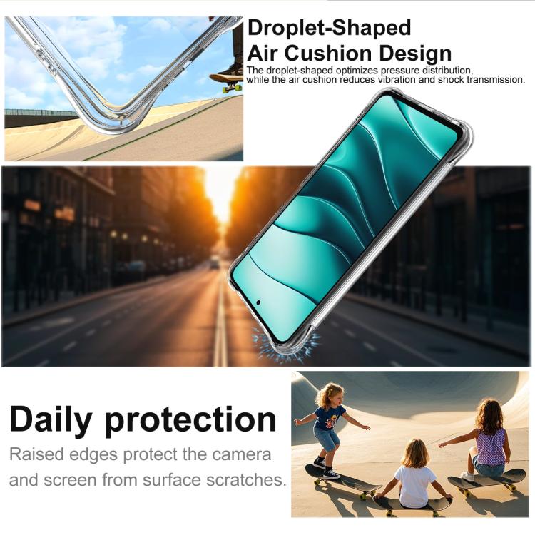 For OPPO A5 4G / 5G Global imak Shockproof Airbag TPU Phone Case - Transparent