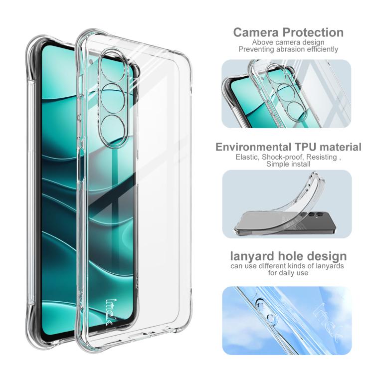 For OPPO A5 4G / 5G Global imak Shockproof Airbag TPU Phone Case - Transparent
