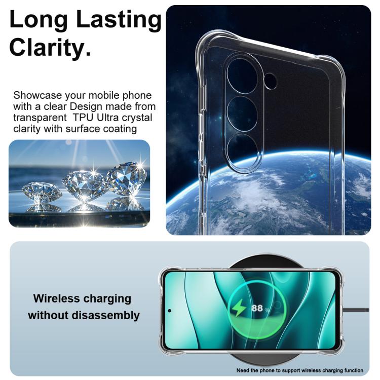 For OPPO A5 4G / 5G Global imak Shockproof Airbag TPU Phone Case - Transparent