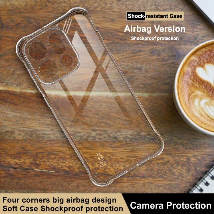For OPPO Find X9 imak Shockproof Airbag TPU Phone Case - Transparent