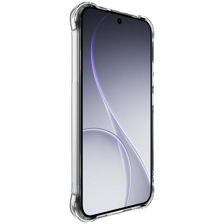 For OPPO Reno15 F 5G Global imak Shockproof Airbag TPU Phone Case - Transparent