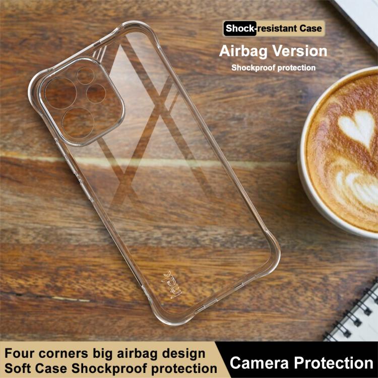 For OPPO Reno15 F 5G Global imak Shockproof Airbag TPU Phone Case - Transparent
