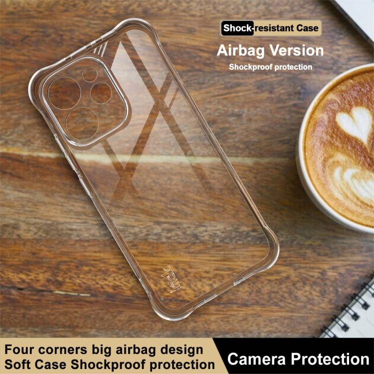 For OPPO Reno15 Pro 5G Global imak Shockproof Airbag TPU Phone Case - Transparent