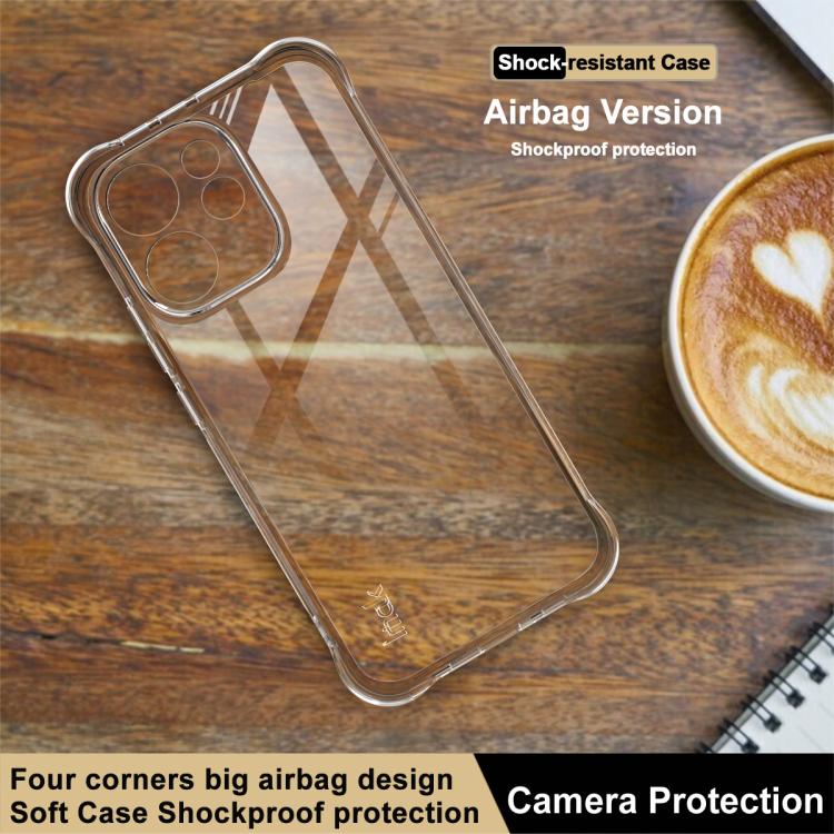 For OPPO Reno15 Pro Max 5G Global imak Shockproof Airbag TPU Phone Case - Transparent