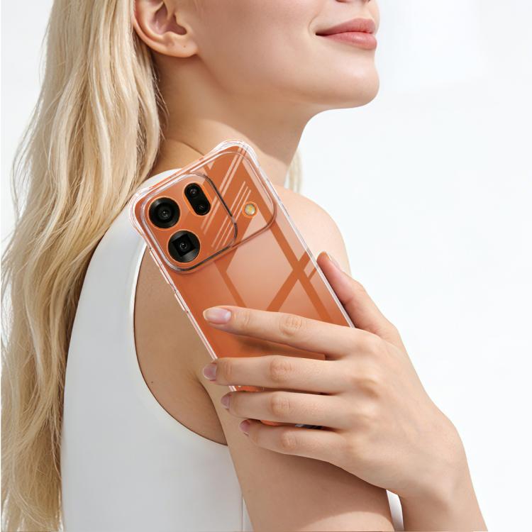 For OPPO Find X9s Pro 5G imak Shockproof Airbag TPU Phone Case - Transparent