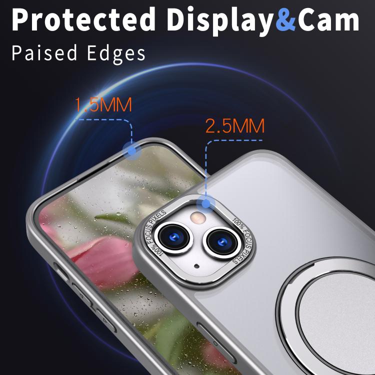 For iPhone 15 Kalebol 360-degree Rotating MagSafe Magnetic Holder Phone Case
