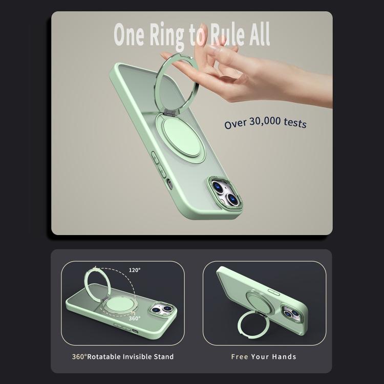 For iPhone 15 Kalebol 360-degree Rotating MagSafe Magnetic Holder Phone Case
