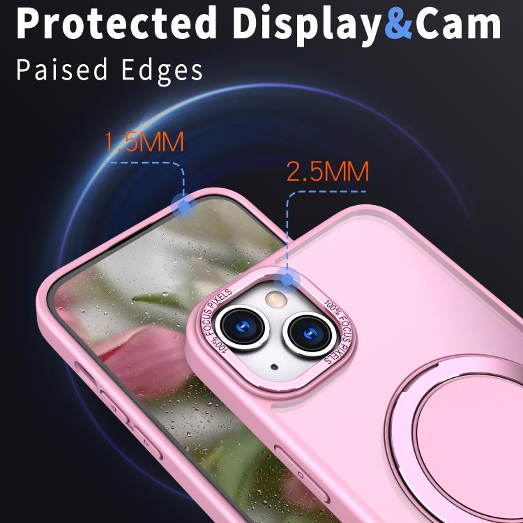 For iPhone 15 Kalebol 360-degree Rotating MagSafe Magnetic Holder Phone Case