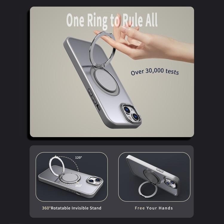 For iPhone 14 Kalebol 360-degree Rotating MagSafe Magnetic Holder Phone Case