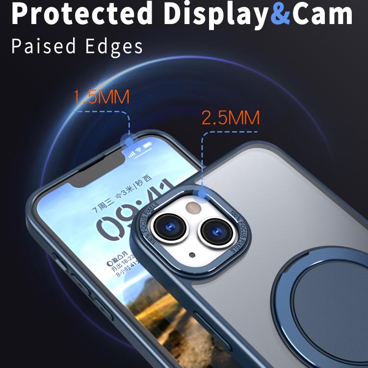 For iPhone 14 Kalebol 360-degree Rotating MagSafe Magnetic Holder Phone Case