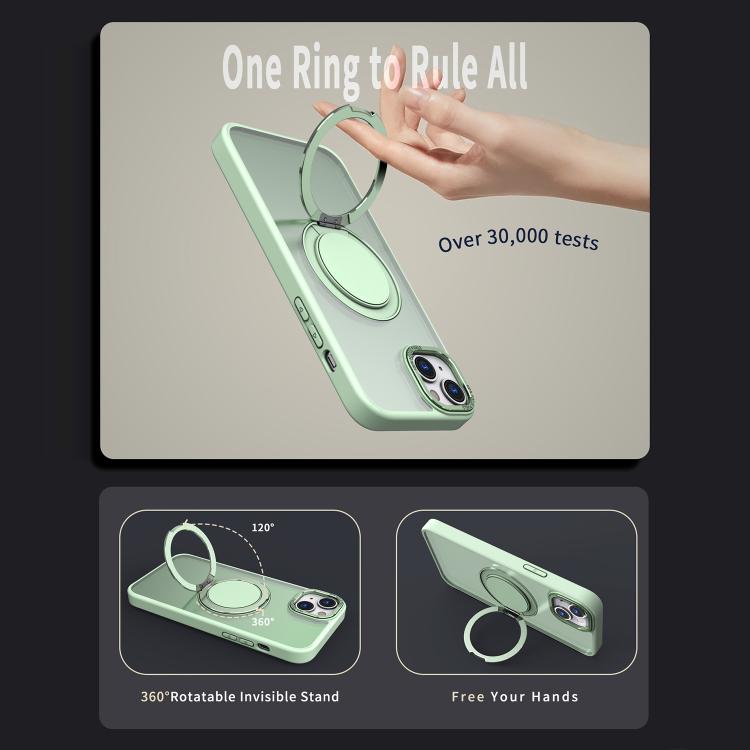 For iPhone 14 Kalebol 360-degree Rotating MagSafe Magnetic Holder Phone Case