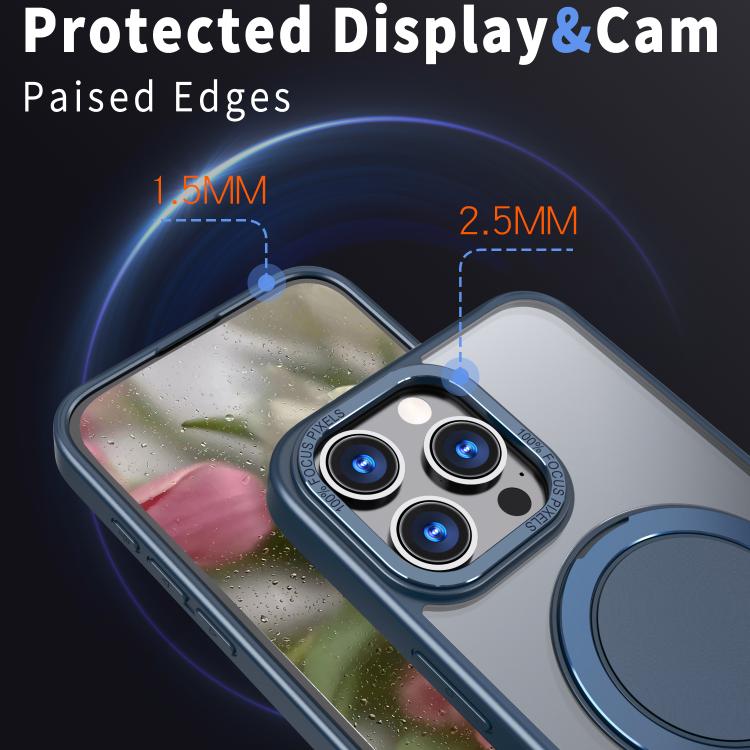 For iPhone 13 Pro Max Kalebol 360-degree Rotating MagSafe Magnetic Holder Phone Case