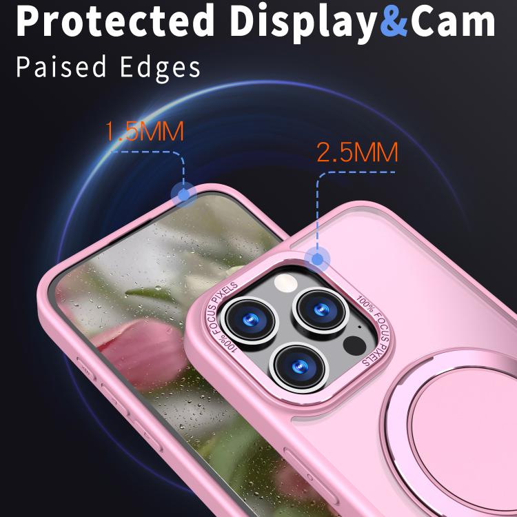 For iPhone 13 Pro Max Kalebol 360-degree Rotating MagSafe Magnetic Holder Phone Case