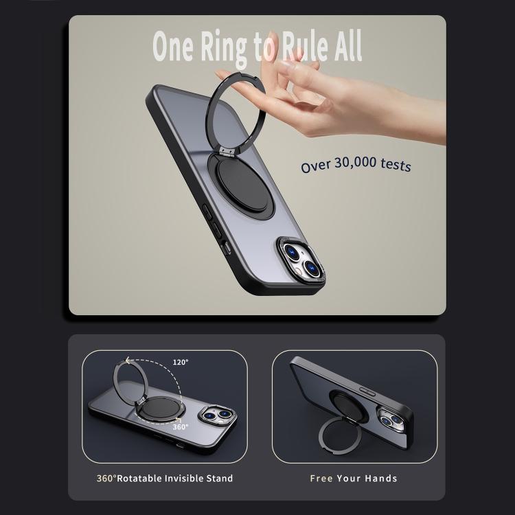 For iPhone 13 Kalebol 360-degree Rotating MagSafe Magnetic Holder Phone Case