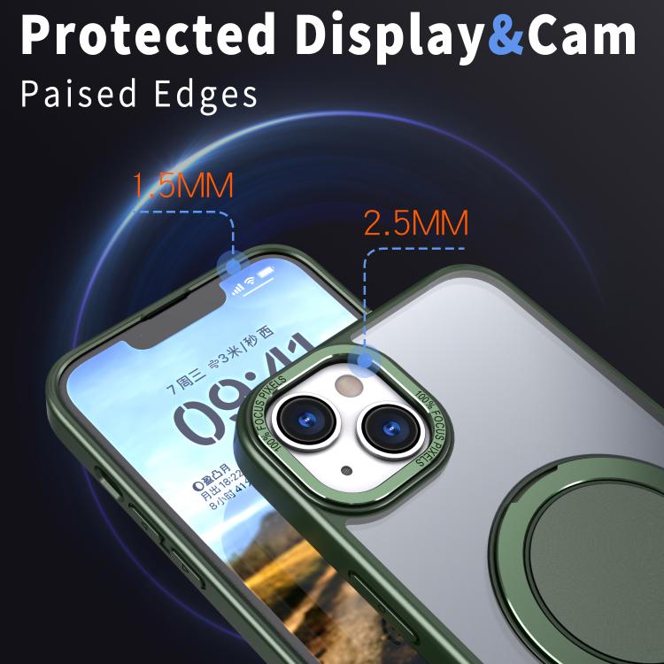 For iPhone 13 Kalebol 360-degree Rotating MagSafe Magnetic Holder Phone Case