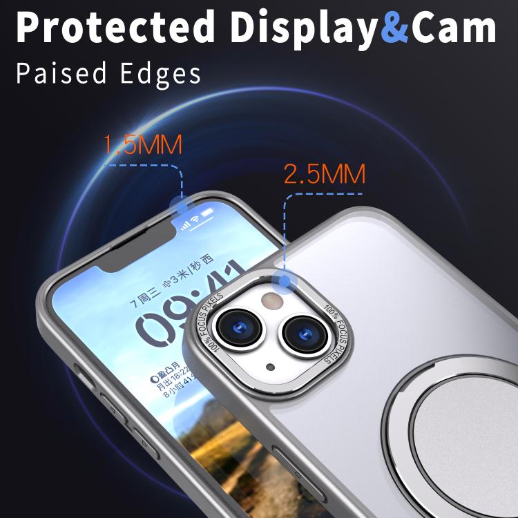 For iPhone 13 Kalebol 360-degree Rotating MagSafe Magnetic Holder Phone Case