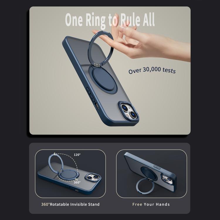 For iPhone 13 Kalebol 360-degree Rotating MagSafe Magnetic Holder Phone Case