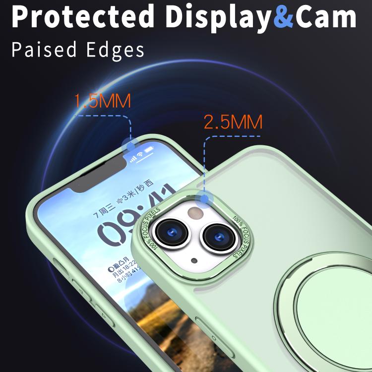 For iPhone 13 Kalebol 360-degree Rotating MagSafe Magnetic Holder Phone Case
