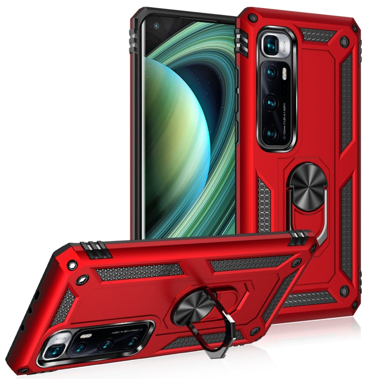For Xiaomi Mi 10 Ultra Shockproof TPU + PC Protective Case with 360 Degree Rotating Holder