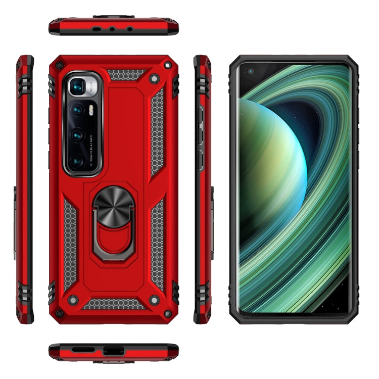 For Xiaomi Mi 10 Ultra Shockproof TPU + PC Protective Case with 360 Degree Rotating Holder