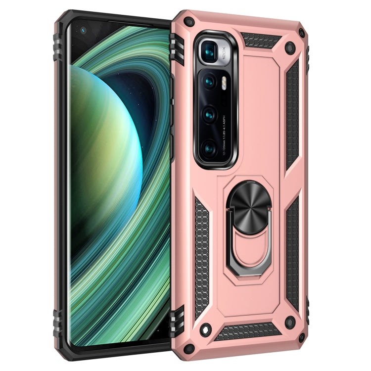 For Xiaomi Mi 10 Ultra Shockproof TPU + PC Protective Case with 360 Degree Rotating Holder