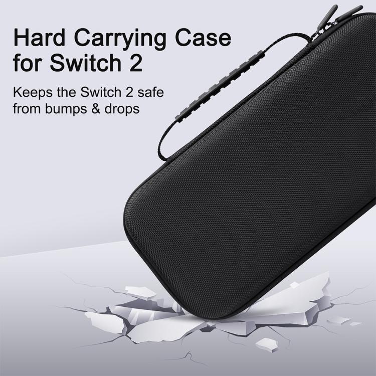 For Nintendo Switch 2 YOOPEO YP116 Game Console EVA Storage Bag - Black