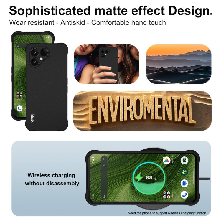 For Fairphone Gen.6 / e / OS Gen.6 imak Shockproof Airbag TPU Phone Case