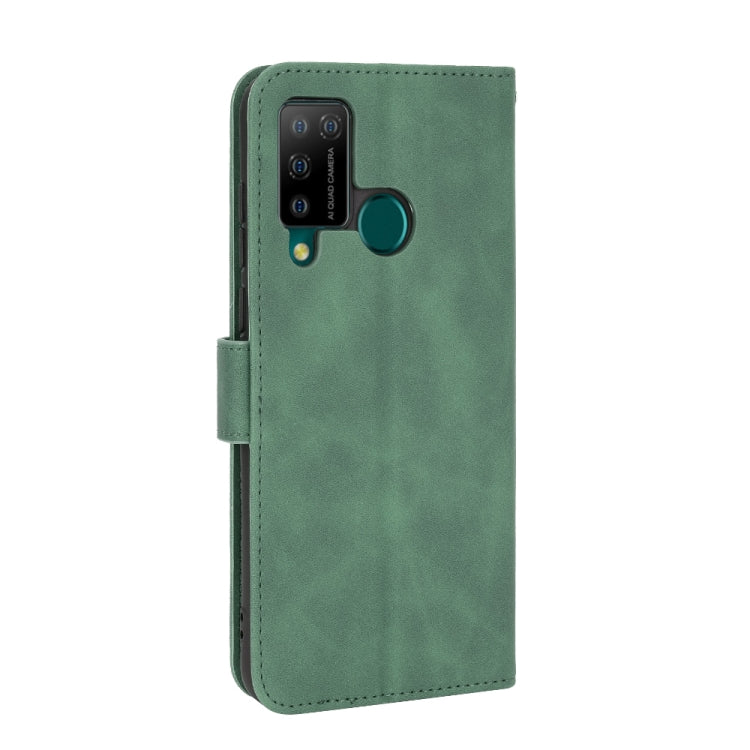 For DOOGEE N20 Pro Solid Color Skin Feel Magnetic Buckle Horizontal Flip Calf Texture PU Leather Case with Holder & Card Slots & Wallet