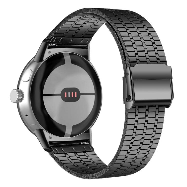 For Google Pixel Watch 4 / 3 / 2 / 1 41mm xDfind Seven Beads Buckle Stainless Steel Watch Band