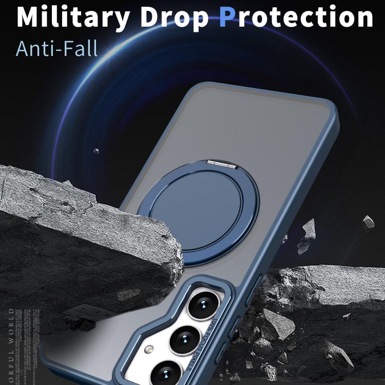 For Samsung Galaxy S24+ 5G Kalebol 360-degree Rotating MagSafe Magnetic Holder Phone Case